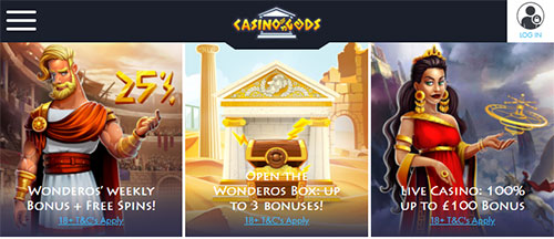 Casino Gods Promotions