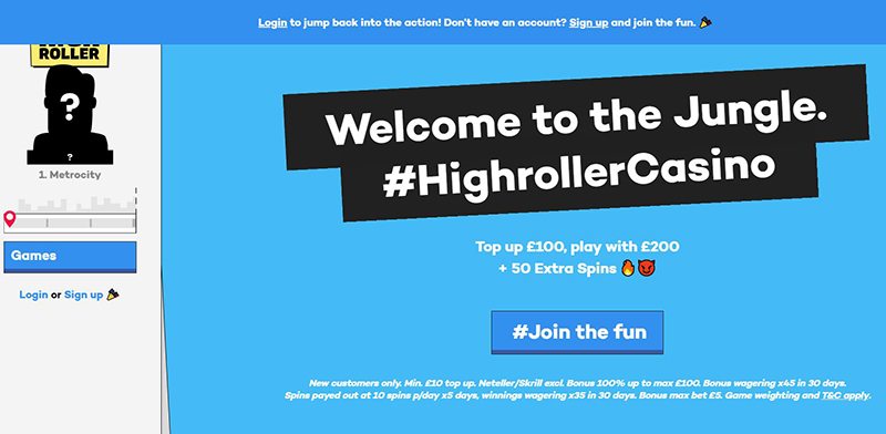 Highroller.com - The nr1 online casino for Highrollers