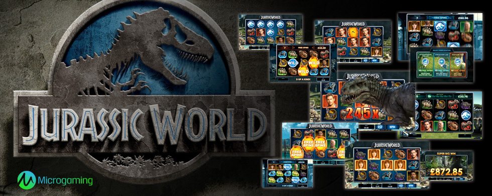 jurassic world video slot from microgaming